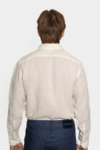 CANALI | Casual Linen Shirt | Cream