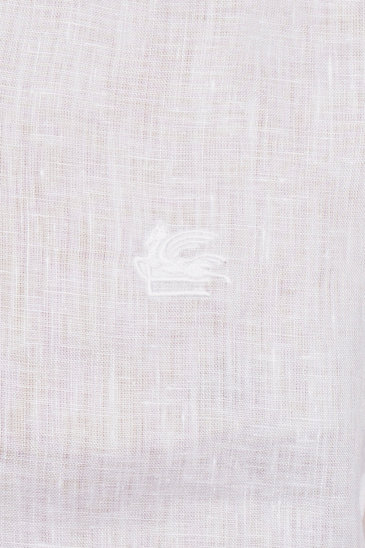 ETRO | Plain Linen Shirt | White