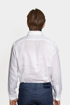 ETRO | Plain Linen Shirt | White