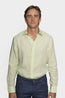 ETRO | Regular Fit Linen Shirt | Pale Green