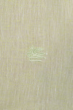 ETRO | Regular Fit Linen Shirt | Pale Green