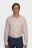 ETRO | Striped Linen Shirt | Orange & Pink