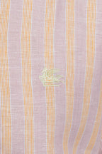 ETRO | Striped Linen Shirt | Orange & Pink