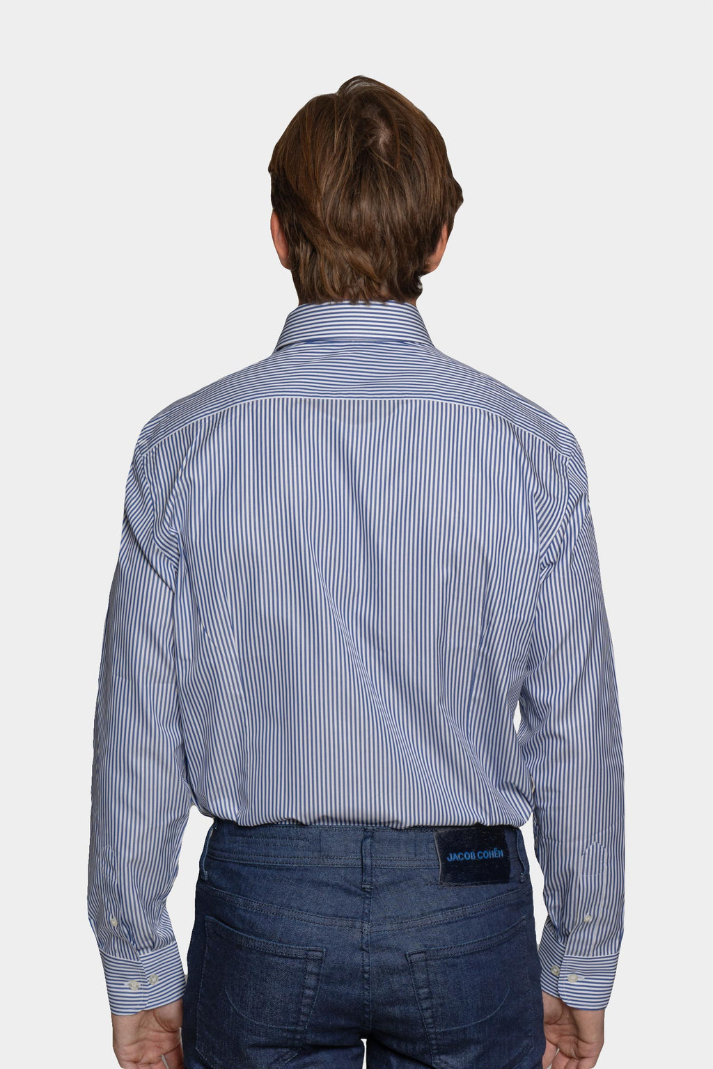 ETRO | Fine Stripe Shirt | Blue & White
