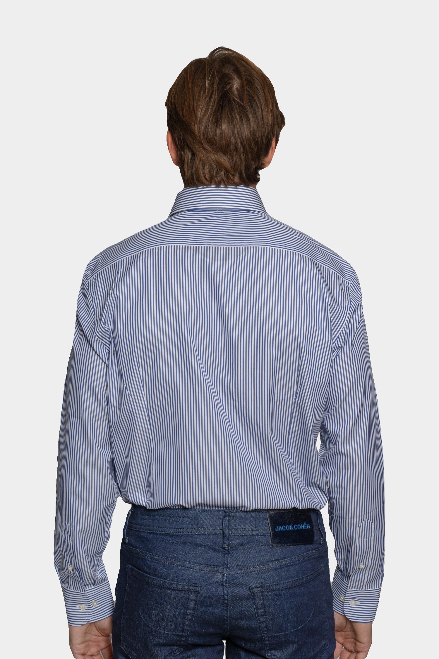 ETRO | Fine Stripe Shirt | Blue & White