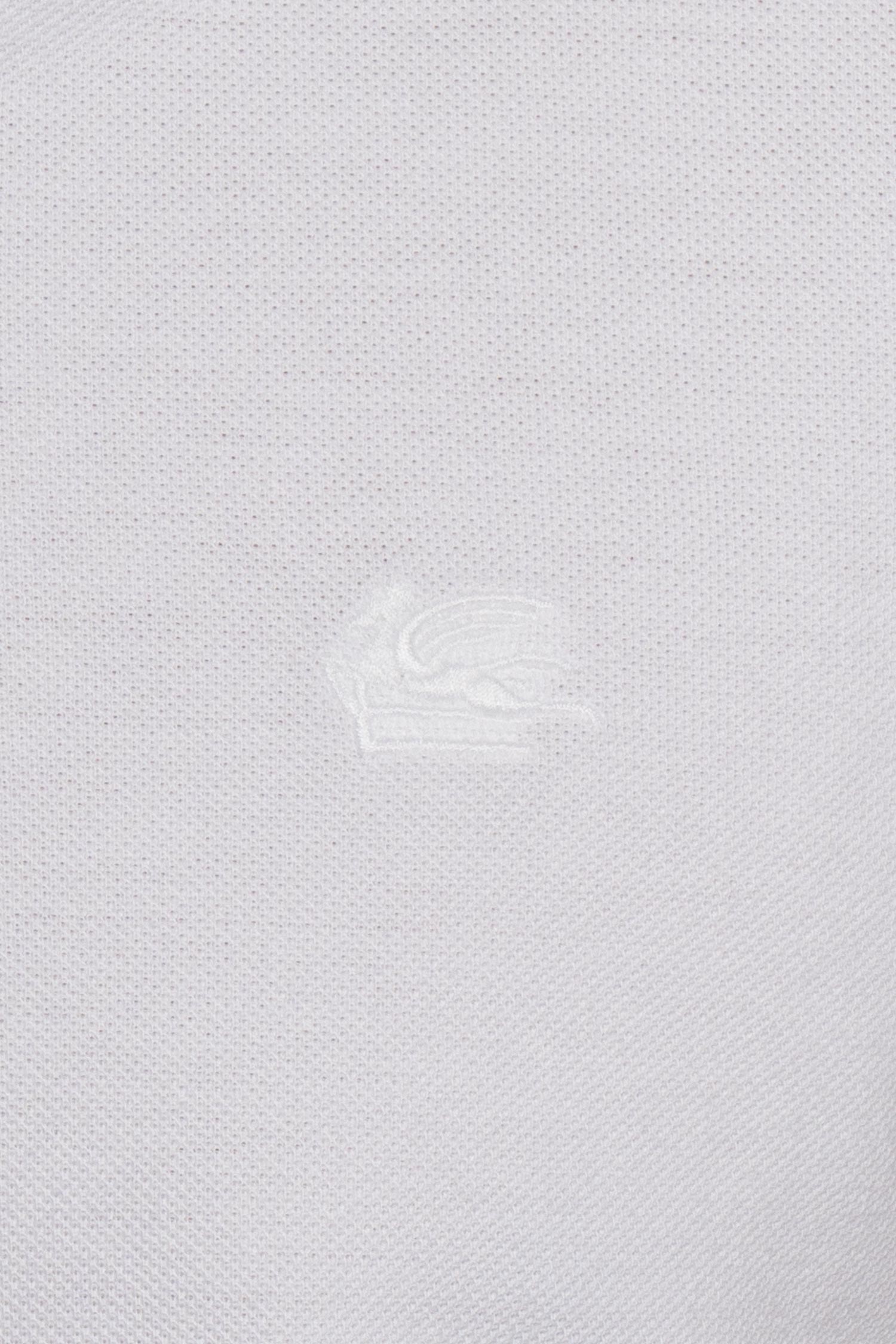 ETRO | Polo With Trim Under Collar | White