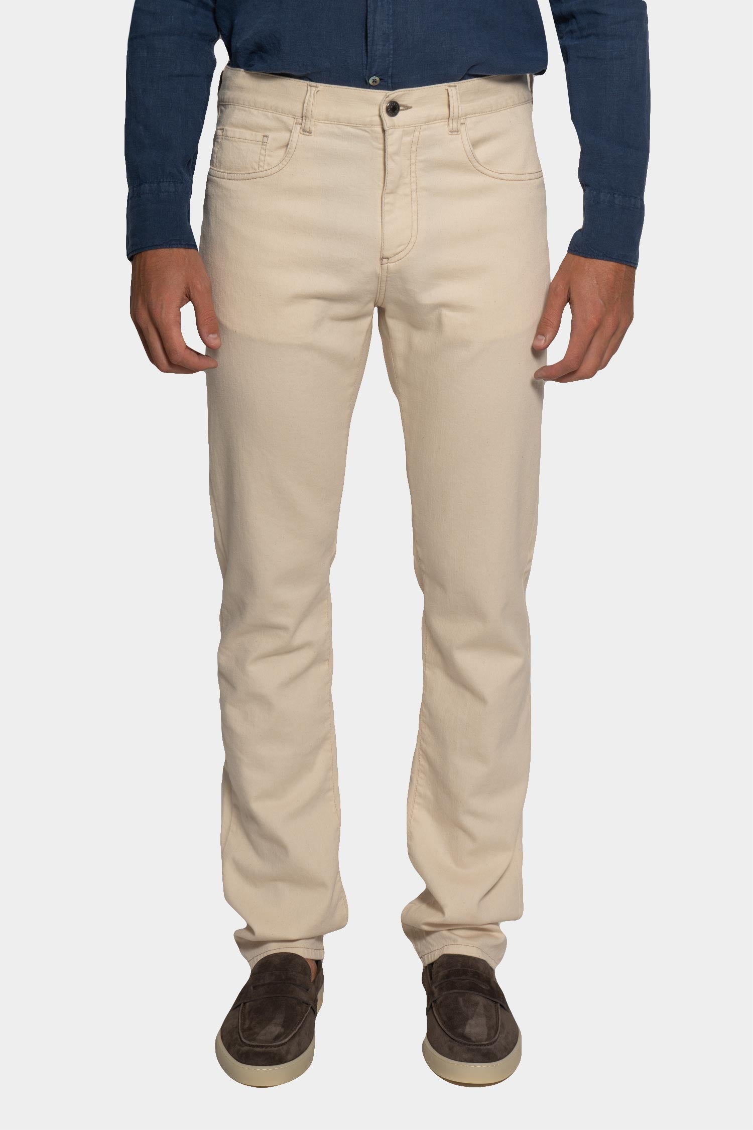 CANALI | Soft Denim Jeans | Cream