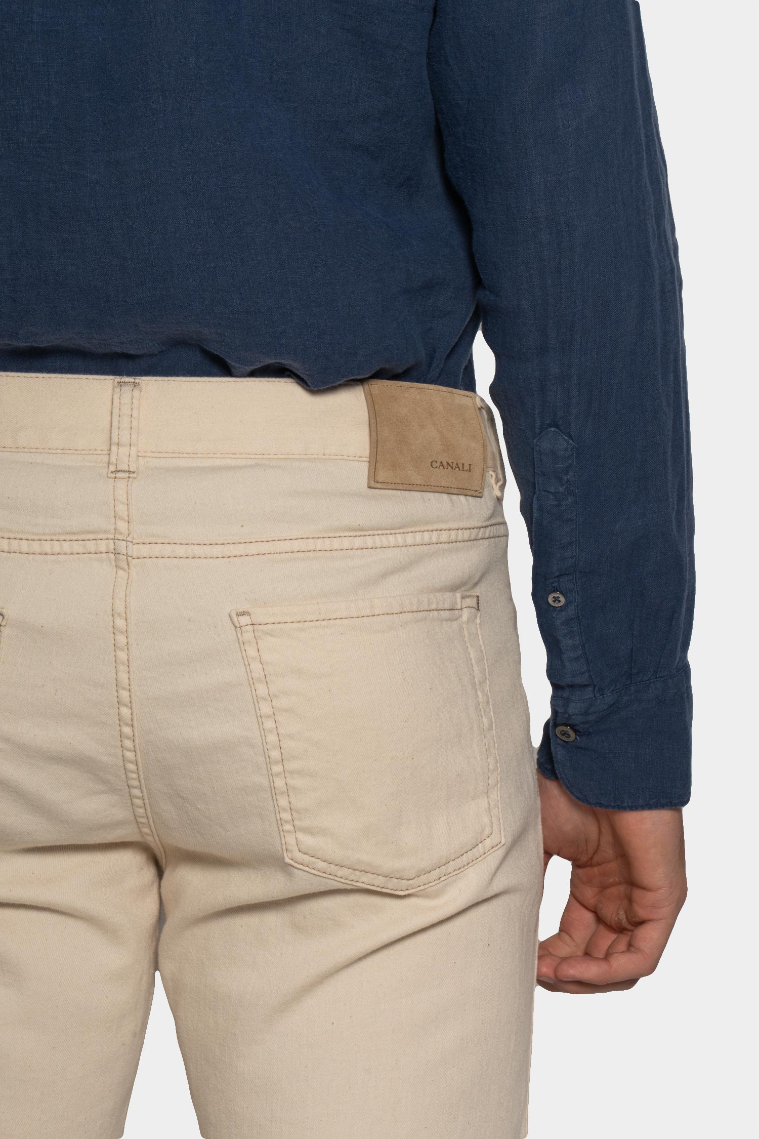 CANALI | Soft Denim Jeans | Cream