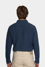 CANALI | Casual Linen Shirt | Dark Blue