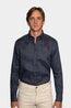 ETRO | Plain Linen Shirt | Navy