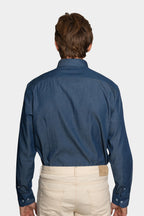 ETRO | Chambray Shirt | Denim Blue