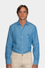 ETRO | Regular Fit Linen Shirt | Blue