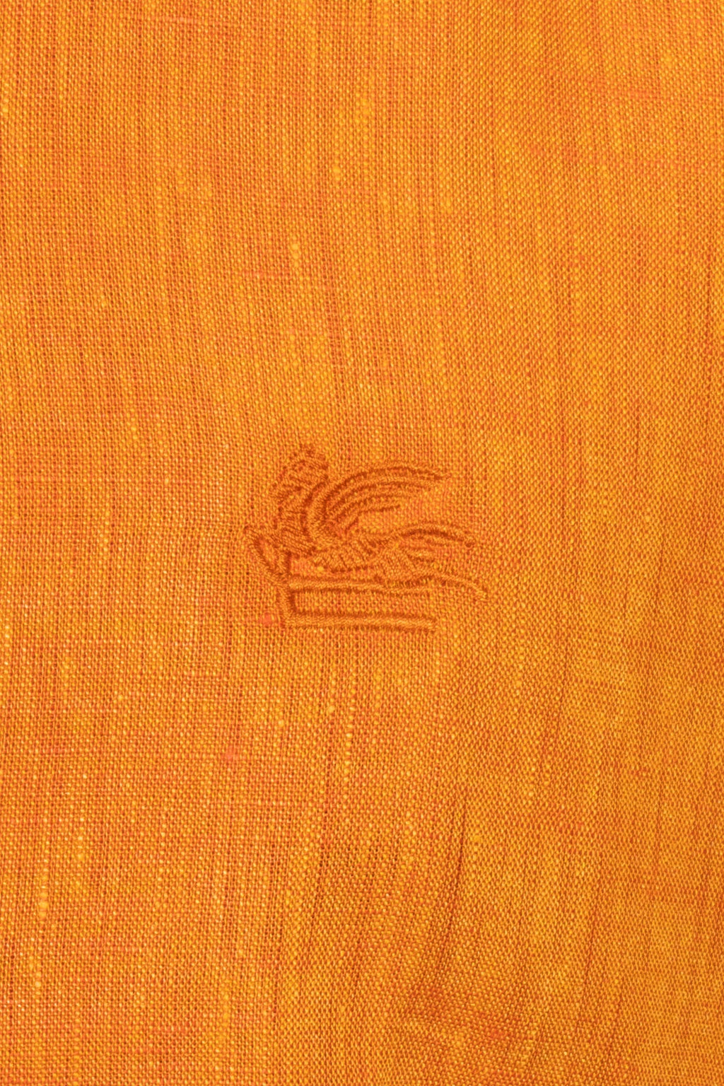 ETRO | Regular Fit Linen Shirt | Orange