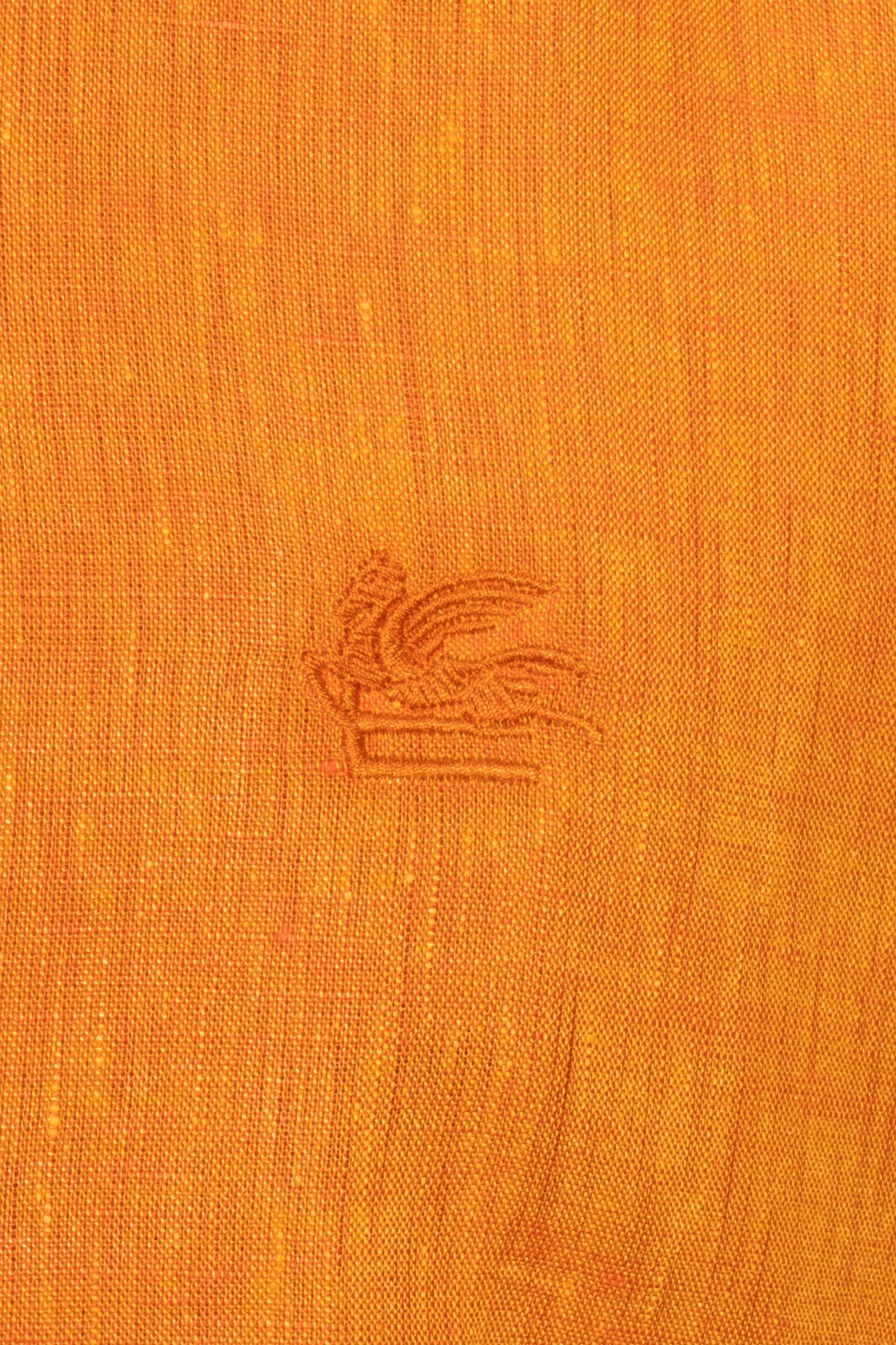 ETRO | Regular Fit Linen Shirt | Orange