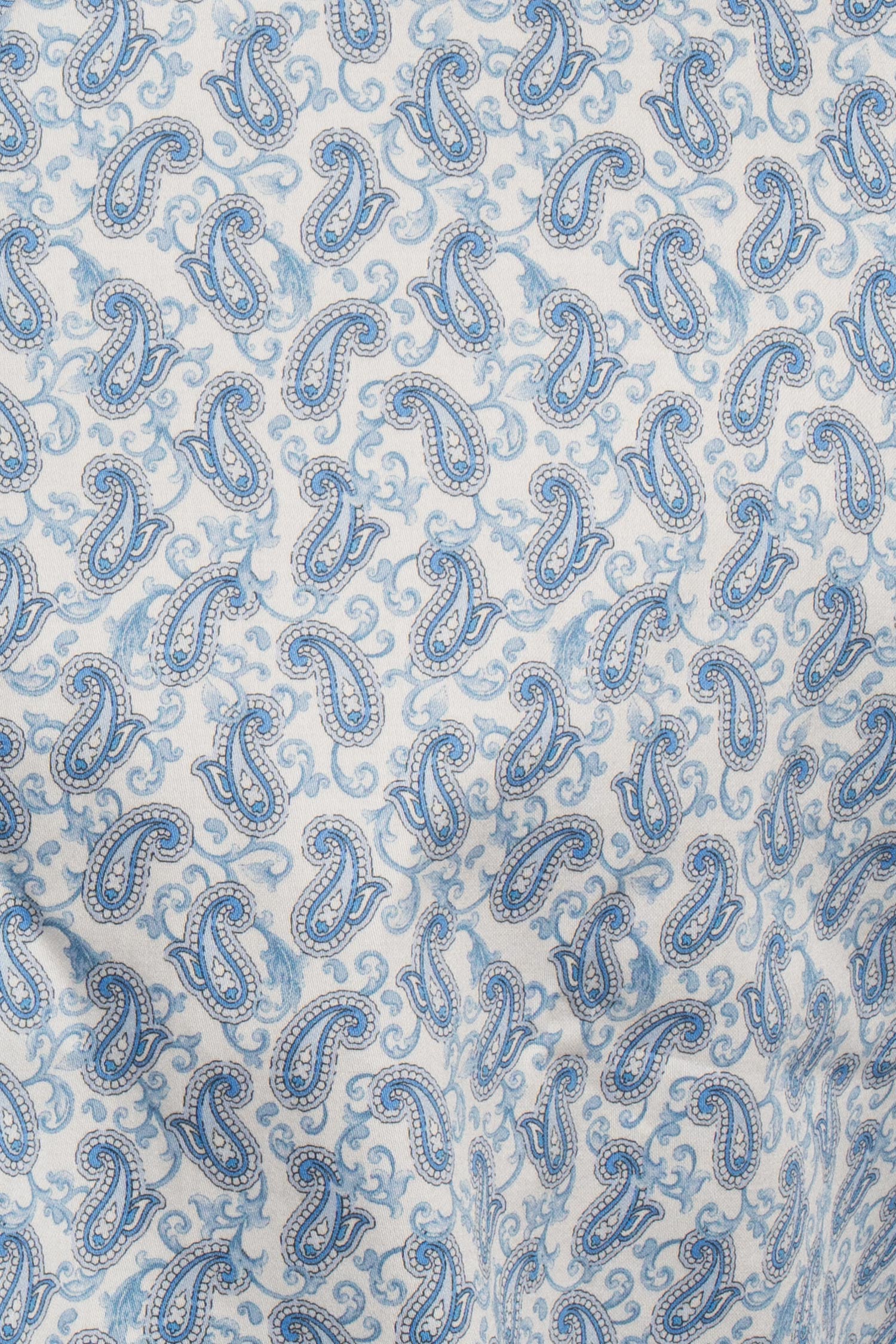 ETRO | Stretch Paisley Shirt | Blue & White