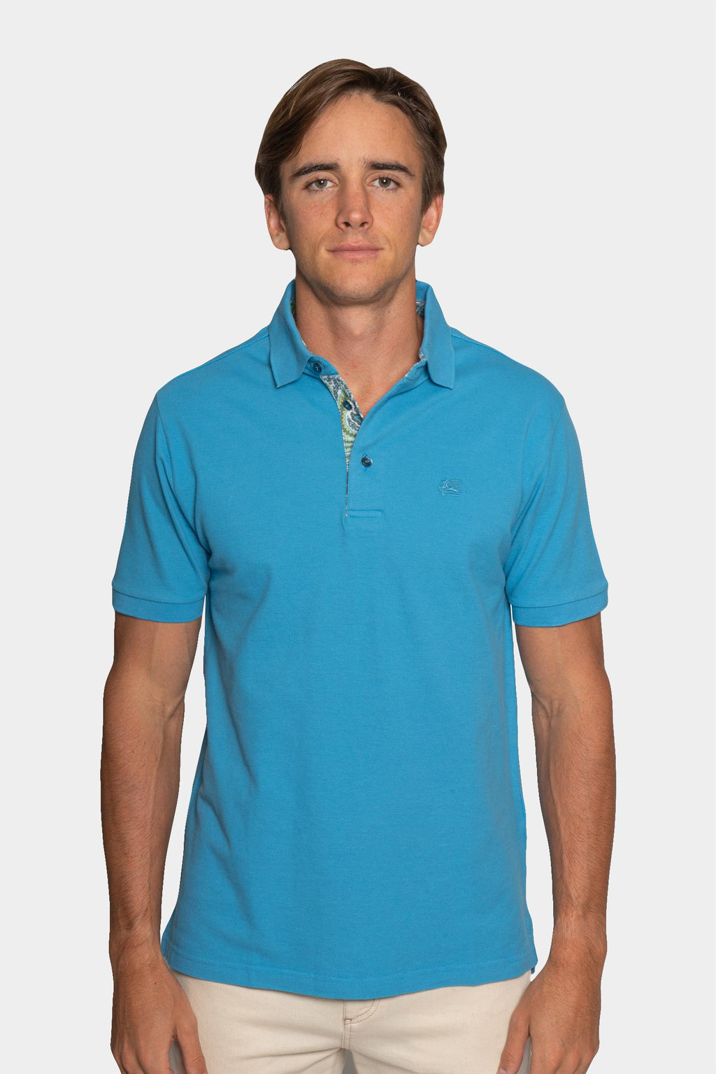 ETRO | Polo With Contrast | Sky