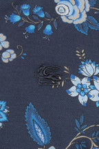 ETRO | Large Floral Polo | Navy