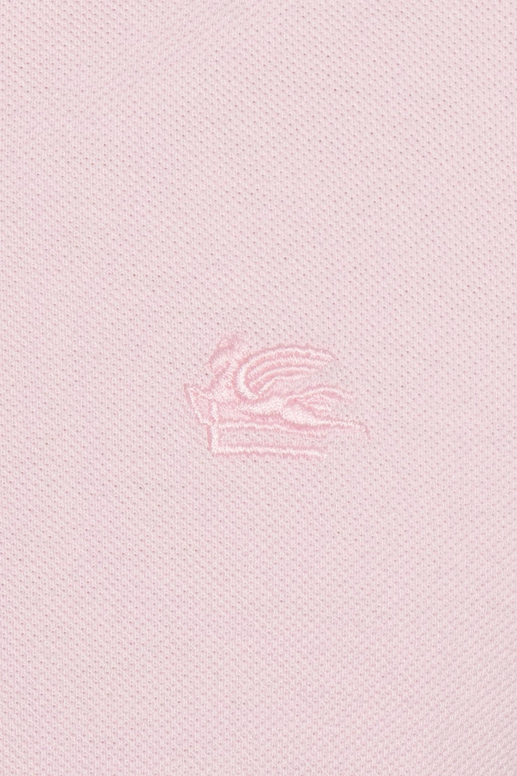 ETRO | Polo With Trim Under Collar | Soft Pink