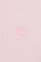 ETRO | Polo With Trim Under Collar | Soft Pink