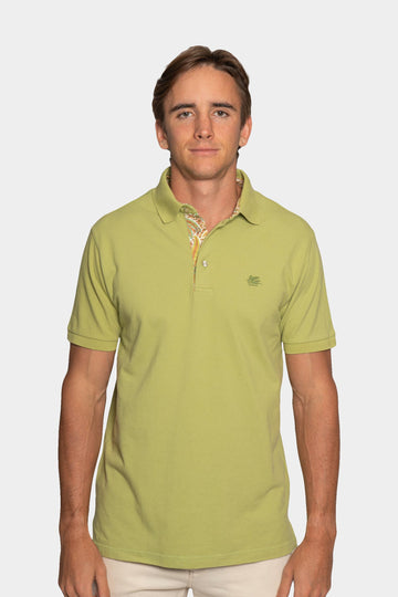 ETRO Grass Green Polo With Contrast