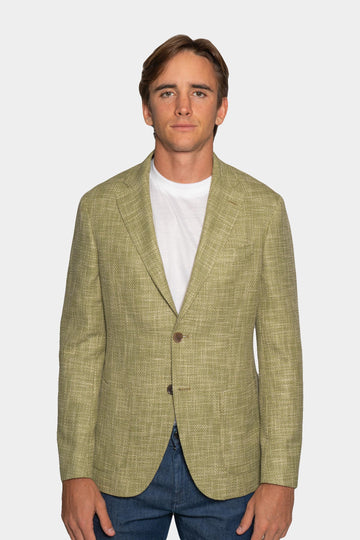 ETRO Grass Green Textured Jacket