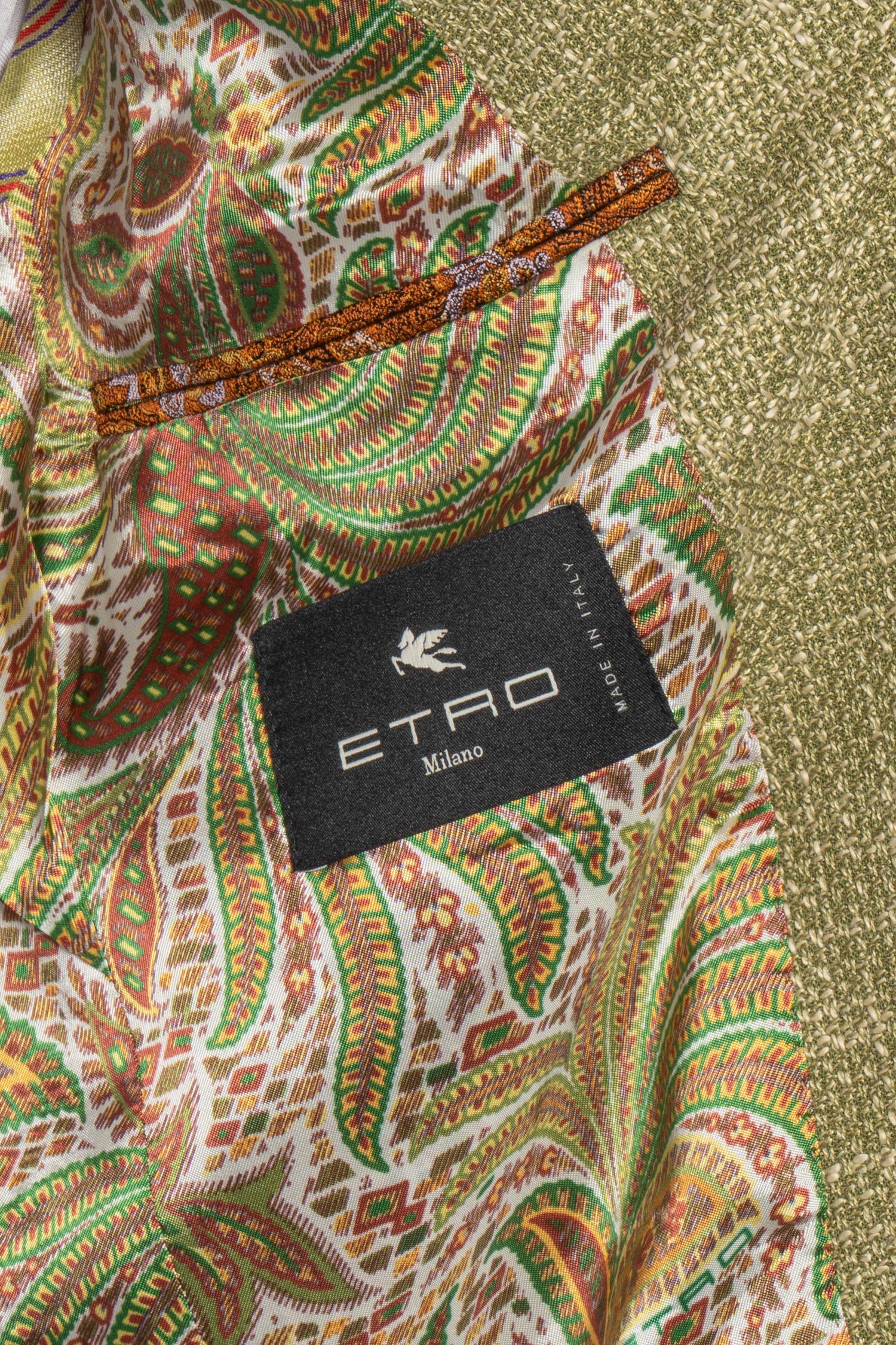 ETRO | Textured Jacket |  Grass Green