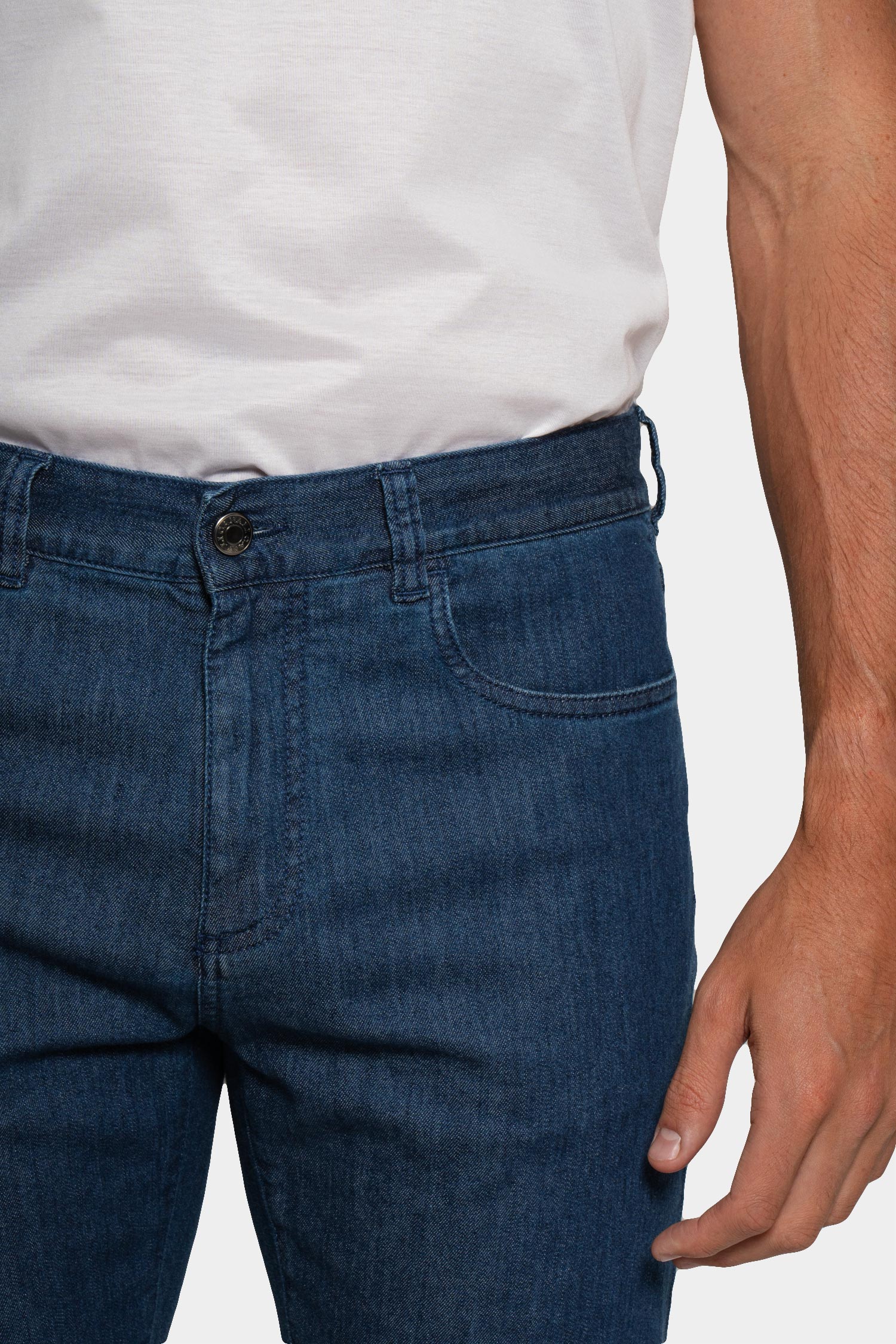 CANALI | Jeans With Tan Label | Denim