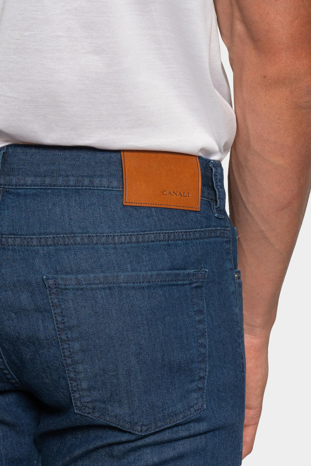 CANALI | Jeans With Tan Label | Denim