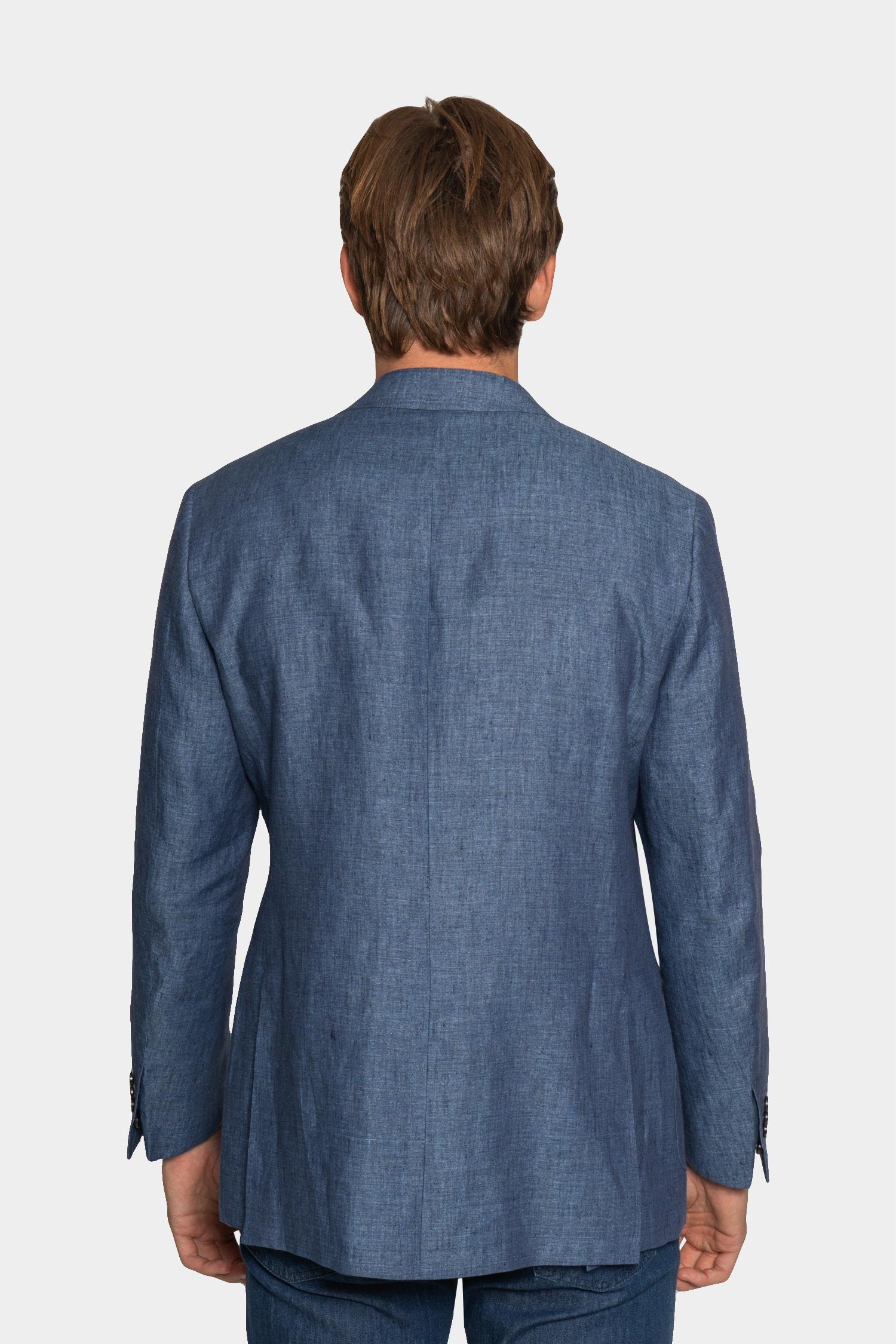 CANALI | Drop 7 Linen Jacket | Blue