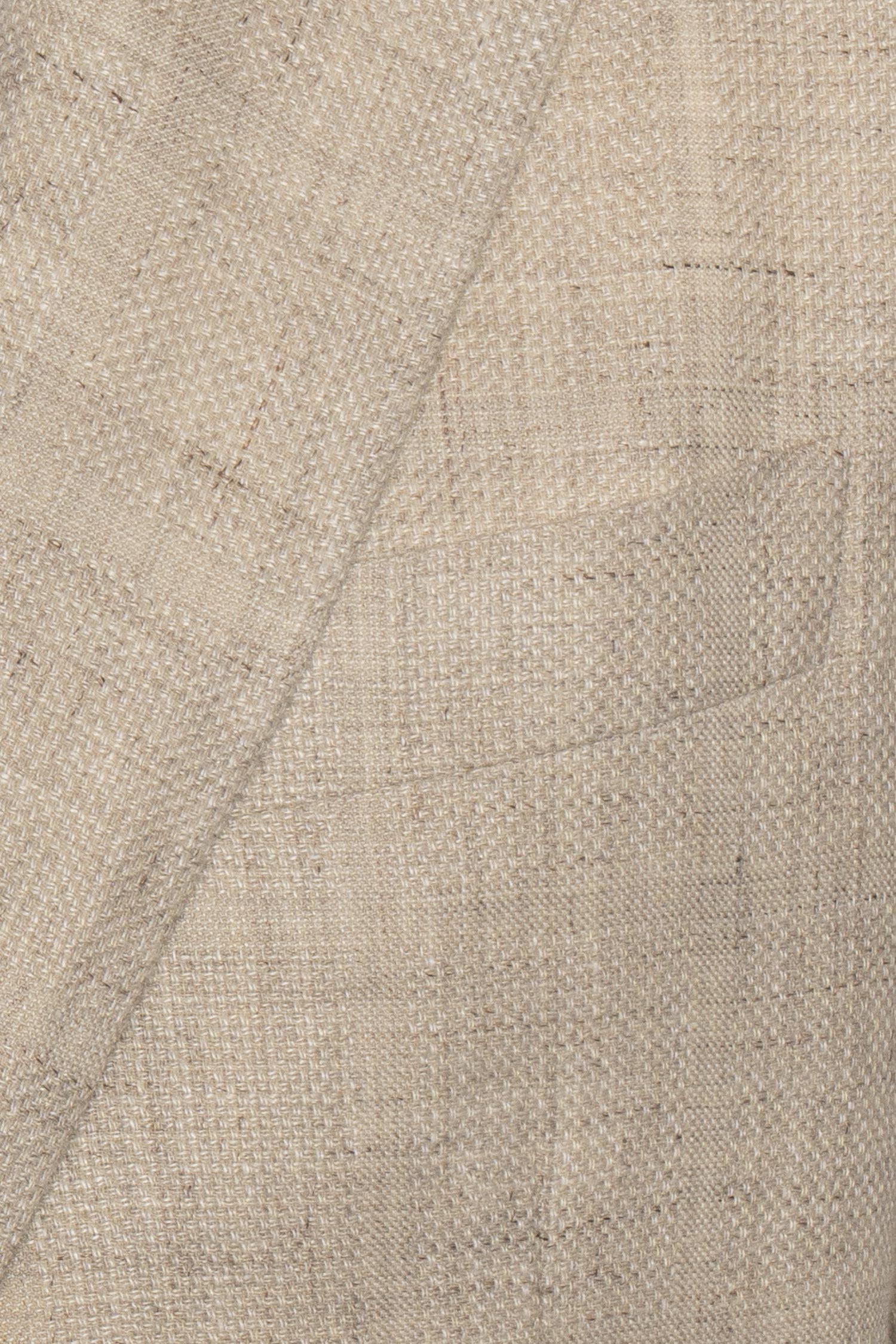 CANALI | Textured Window Check Jacket | Creamy Beige