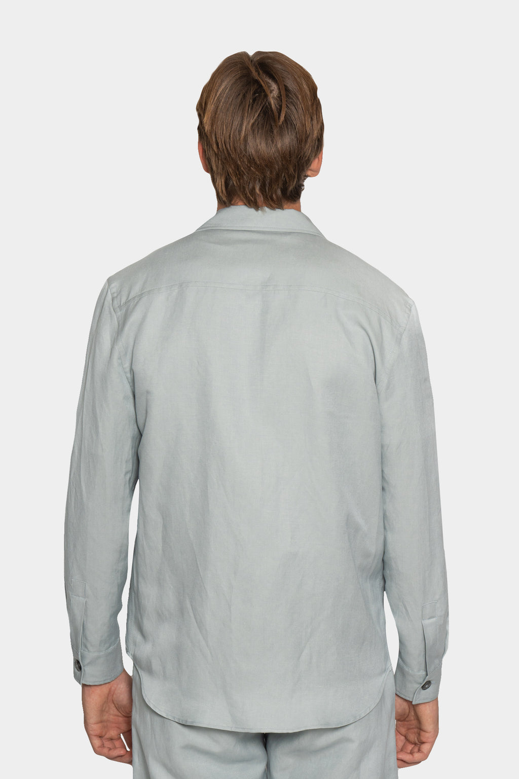 CANALI | Linen & Silk Casual Jacket | Light Blue