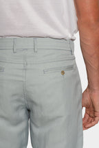 CANALI | Linen & Silk Drawstring Trouser | Light Blue
