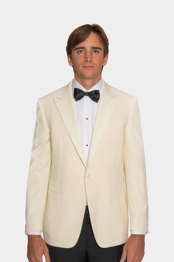 CANALI Cream Tuxedo Jacket
