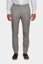 CANALI | Textured Trousers | Light Grey