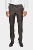 CANALI | 1 Pleat Wool Trousers | Dark Brown