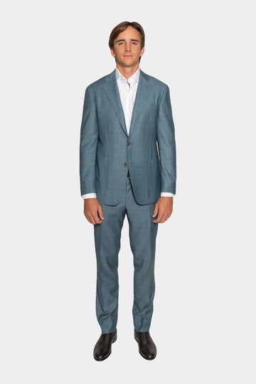 CANALI Teal D7 Two-Tone Suit