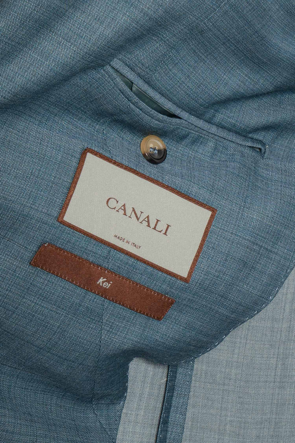 CANALI | Drop 7 Two-Tone Suit | Teal