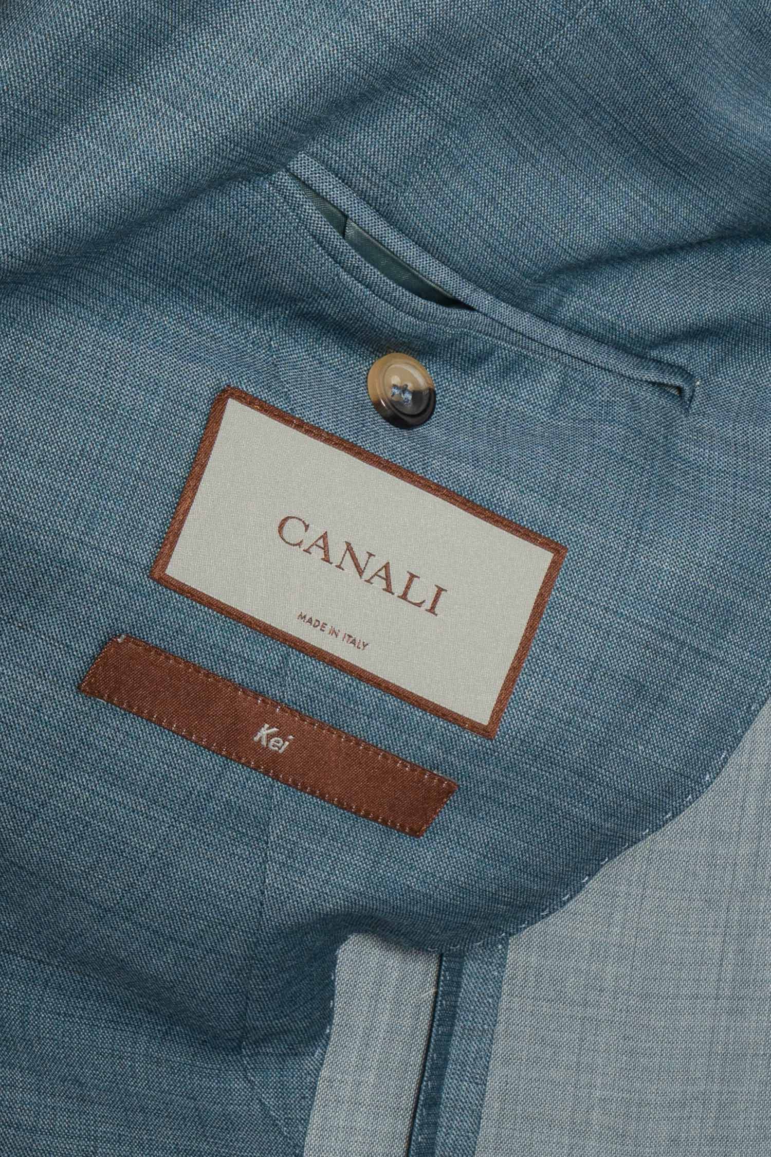 CANALI | Drop 7 Two-Tone Suit | Teal