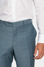 CANALI | Drop 7 Two-Tone Suit | Teal