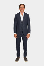 CANALI | Drop 7 Linen Suit | Navy