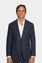 CANALI | Drop 7 Linen Suit | Navy