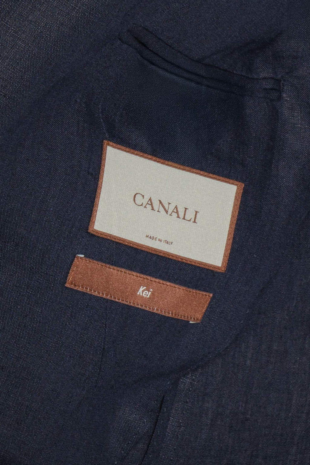 CANALI | Drop 7 Linen Suit | Navy