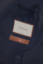 CANALI | Drop 7 Linen Suit | Navy
