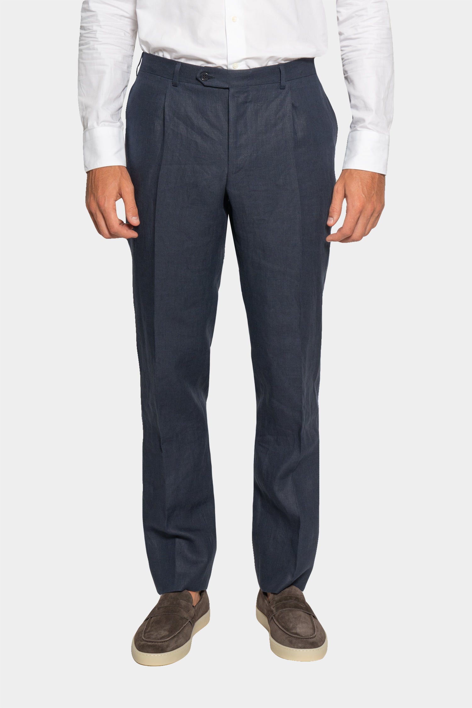 CANALI | Drop 7 Linen Suit | Navy