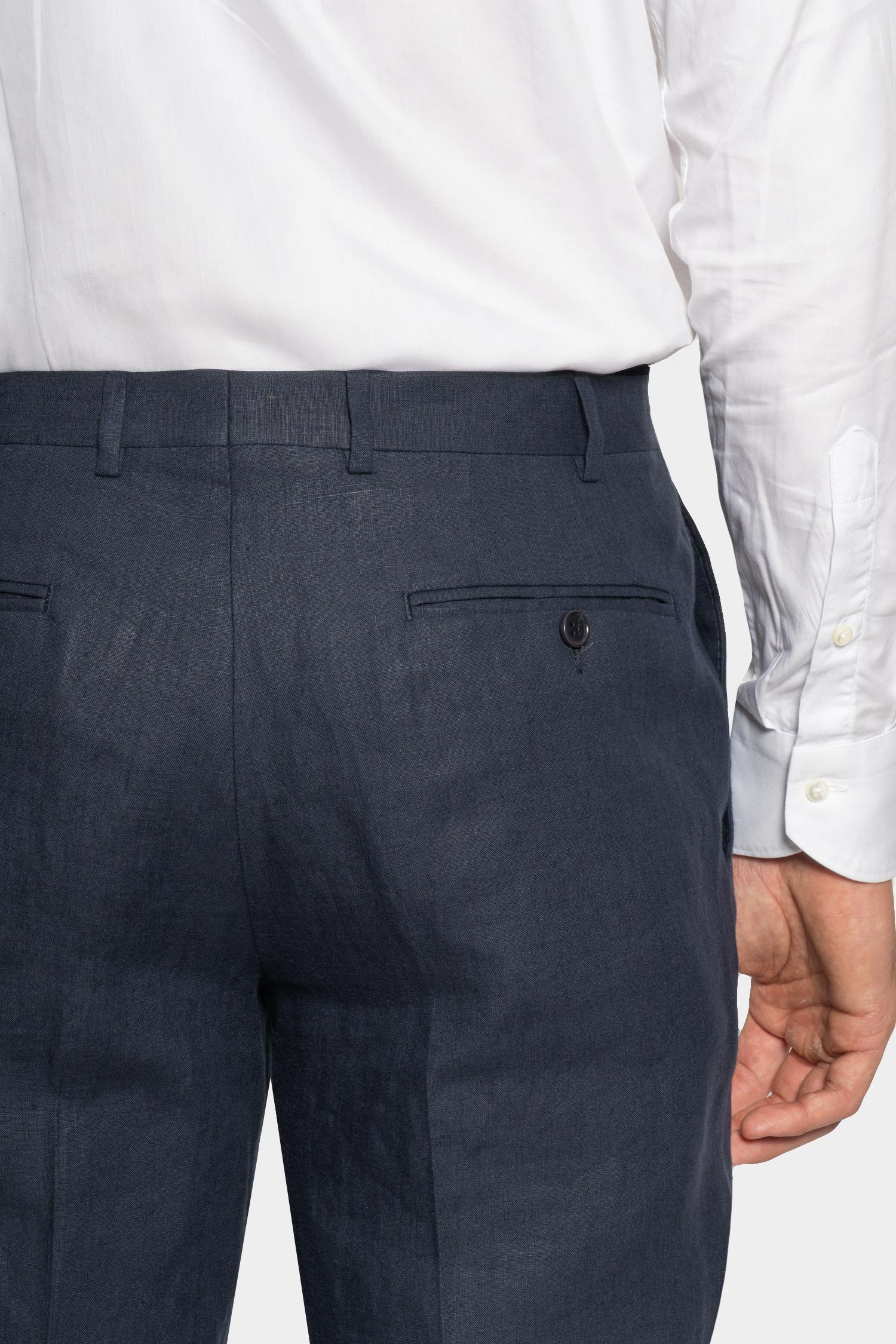 CANALI | Drop 7 Linen Suit | Navy