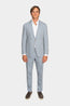 CANALI | Kei Linen & Wool Suit | Light Blue