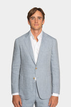 CANALI | Kei Linen & Wool Suit | Light Blue