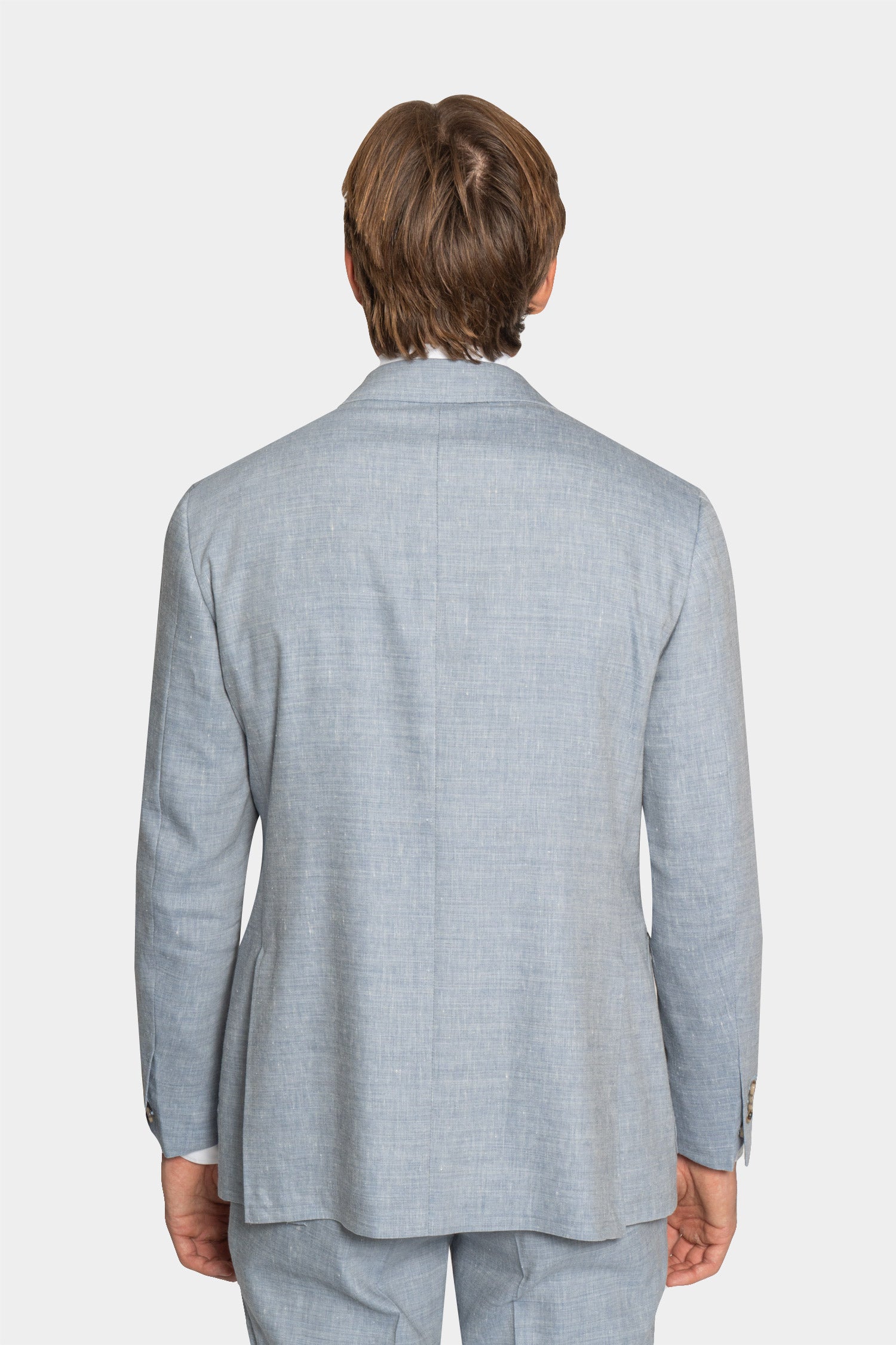 CANALI | Kei Linen & Wool Suit | Light Blue