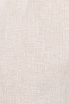 CANALI | Linen Shirt With Placket | White