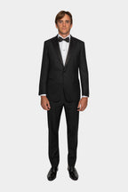 BRIONI | Tuxedo Peak Collar | Black